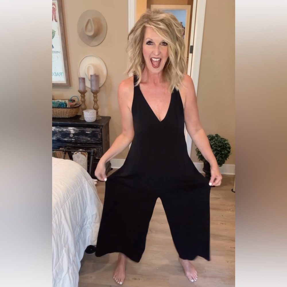 Clara Sunwoo V-Neck Jumpsuit - Picture 7 of 16